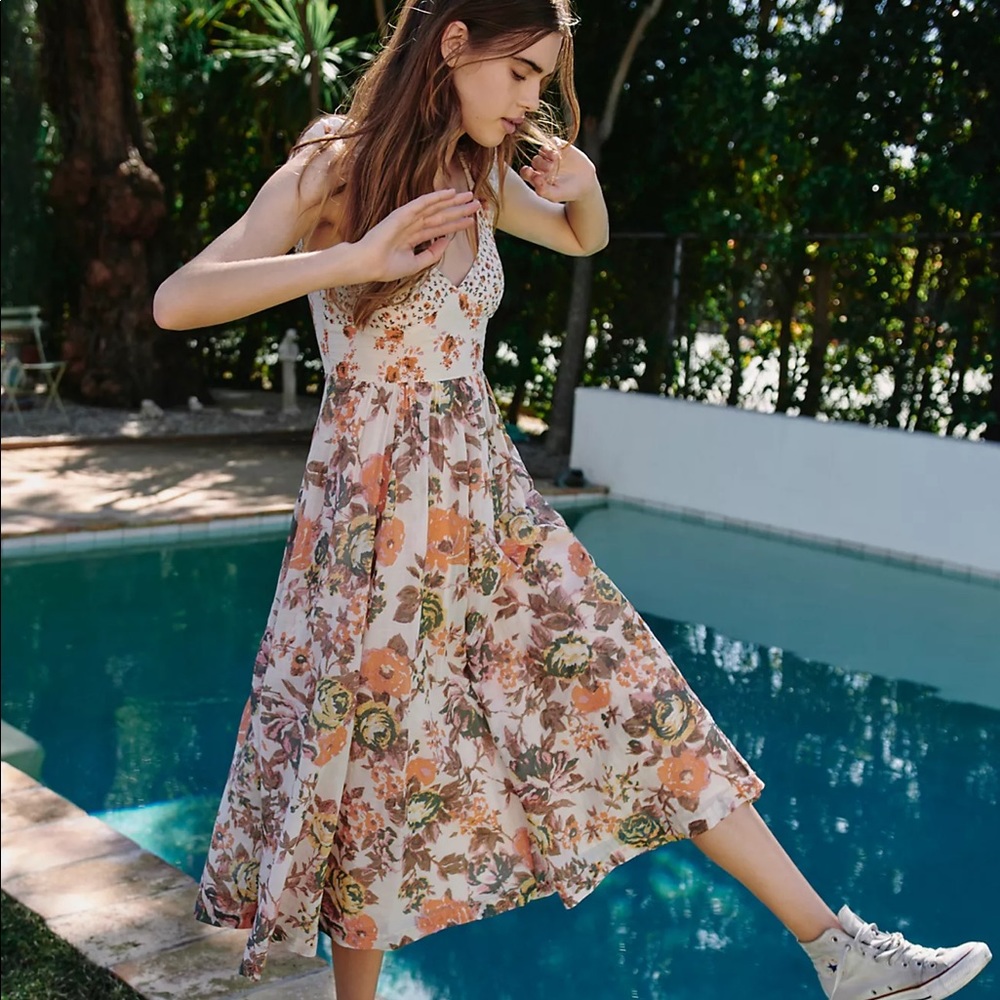 Free People Love You Midi Dress